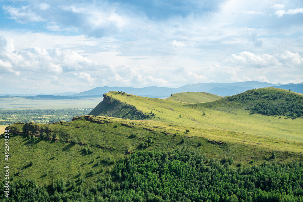 Mountain range Sunduki, Valley of the Kings, Republic of Khakassia, Russia