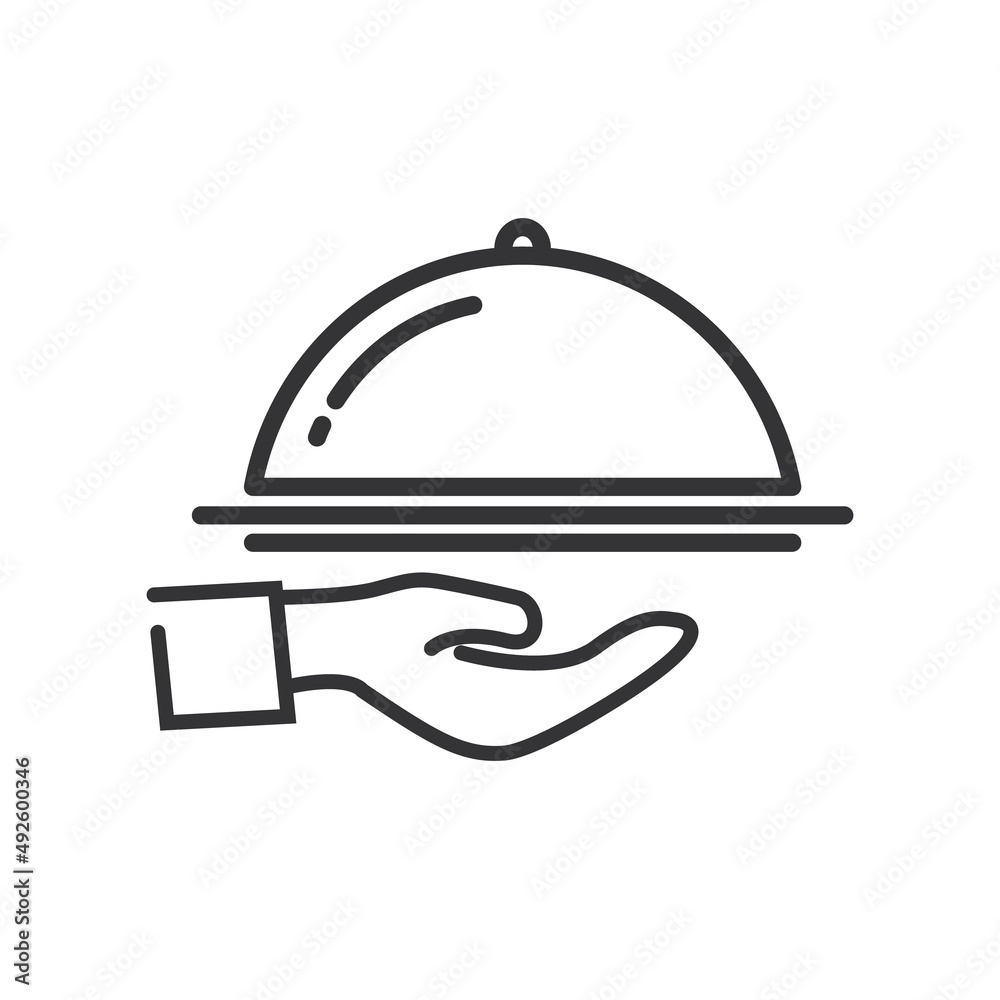 vector illustration of a food dish in a restaurant vector illustration of a food dish in a restaurant