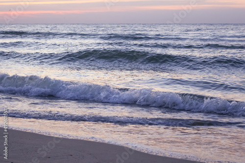 horizon over the sea at dawn.. © Alla