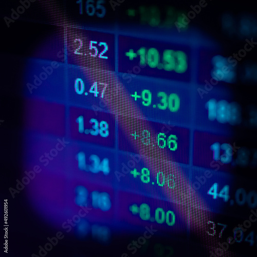 Financial accounting of profit summary graphs analysis. The business plan at the meeting and analyze financial numbers to view the performance of the company.