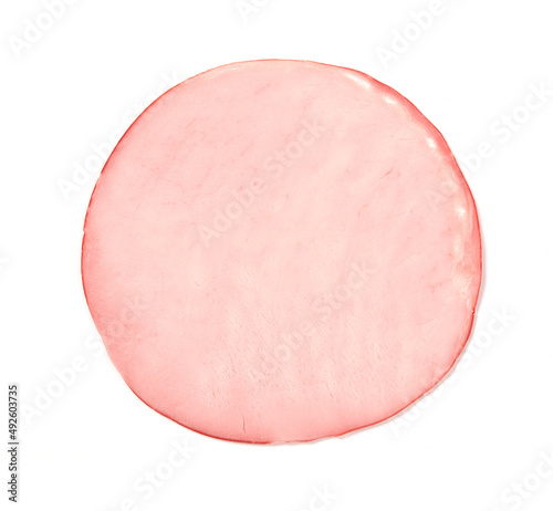 Pink ham slice