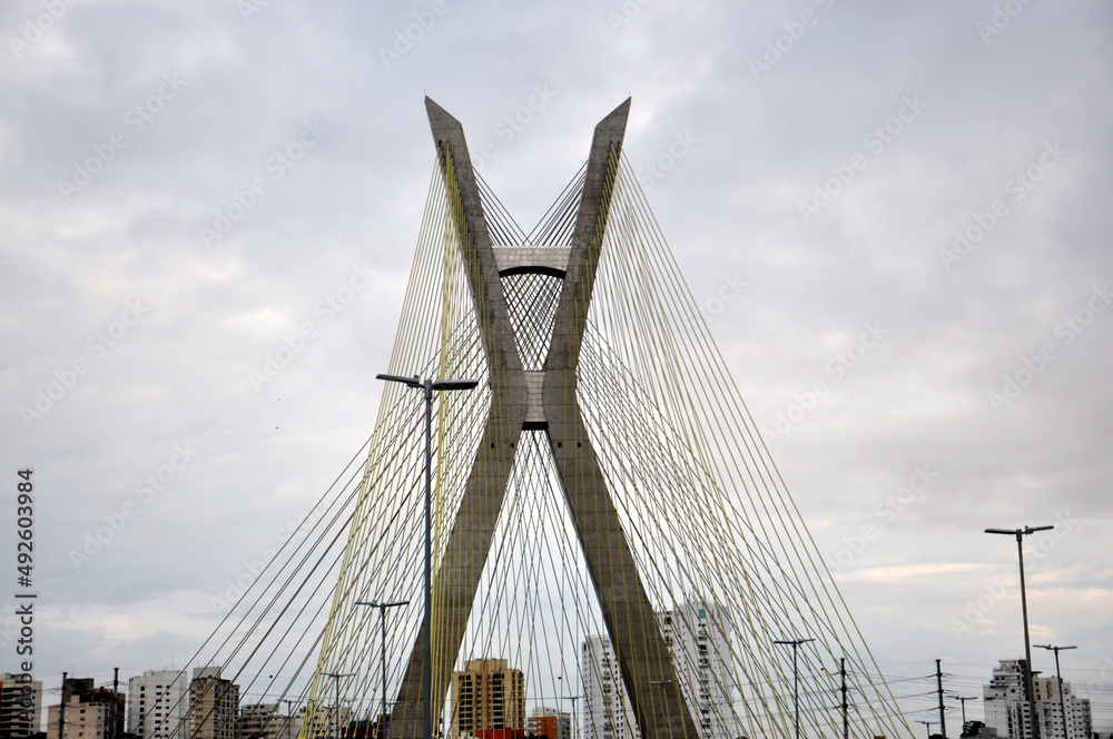 Fototapeta premium Ponte Estaiada - São Paulo - Brazil 