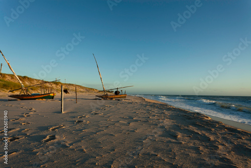 jangadas brasil praia  photo