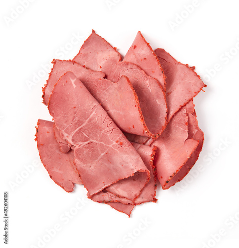 Sliced pastrami