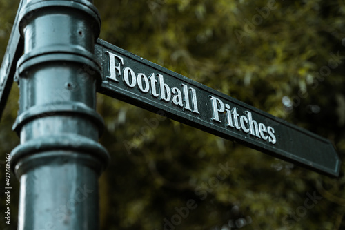 Football pitches Sign post