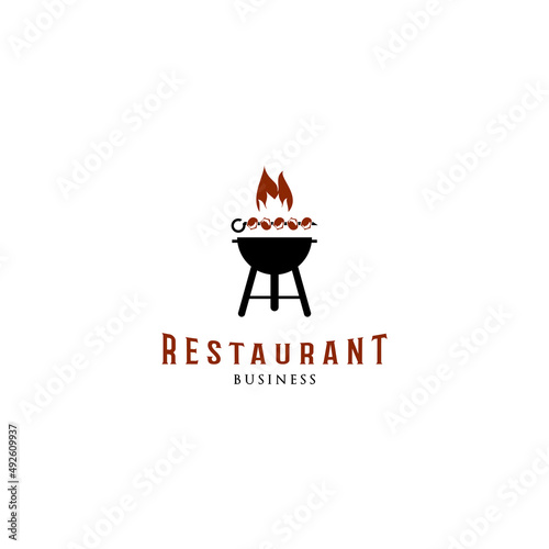 Satay restaurant logo design inspiration