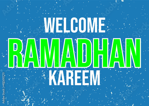 The vector of Welcome Ramadan 