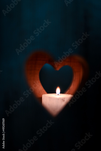 candela cuore