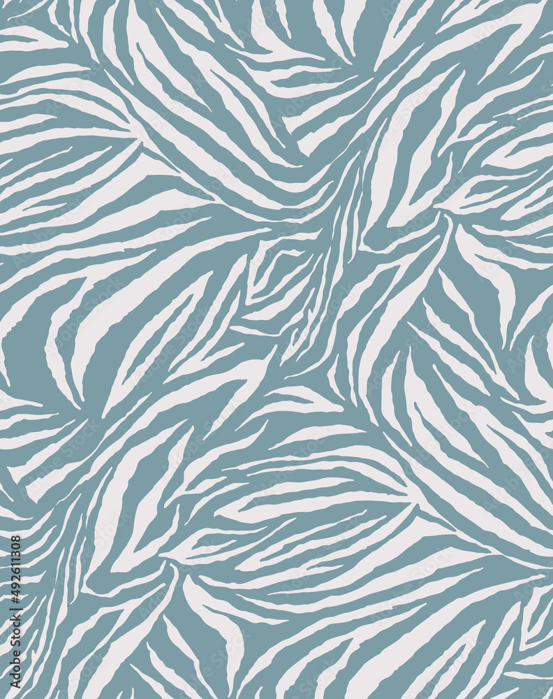 Seamless zebra pattern, animal print.
