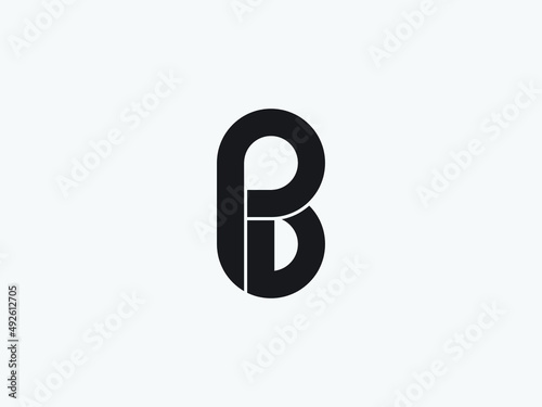 monogram initial BP logo design, Alphabet letters Initials Monogram logo BP, Professional Letters Vector Icon Logo on background, monogram vintage, Minimal Initial MA logo, Initial BP modern monogram 