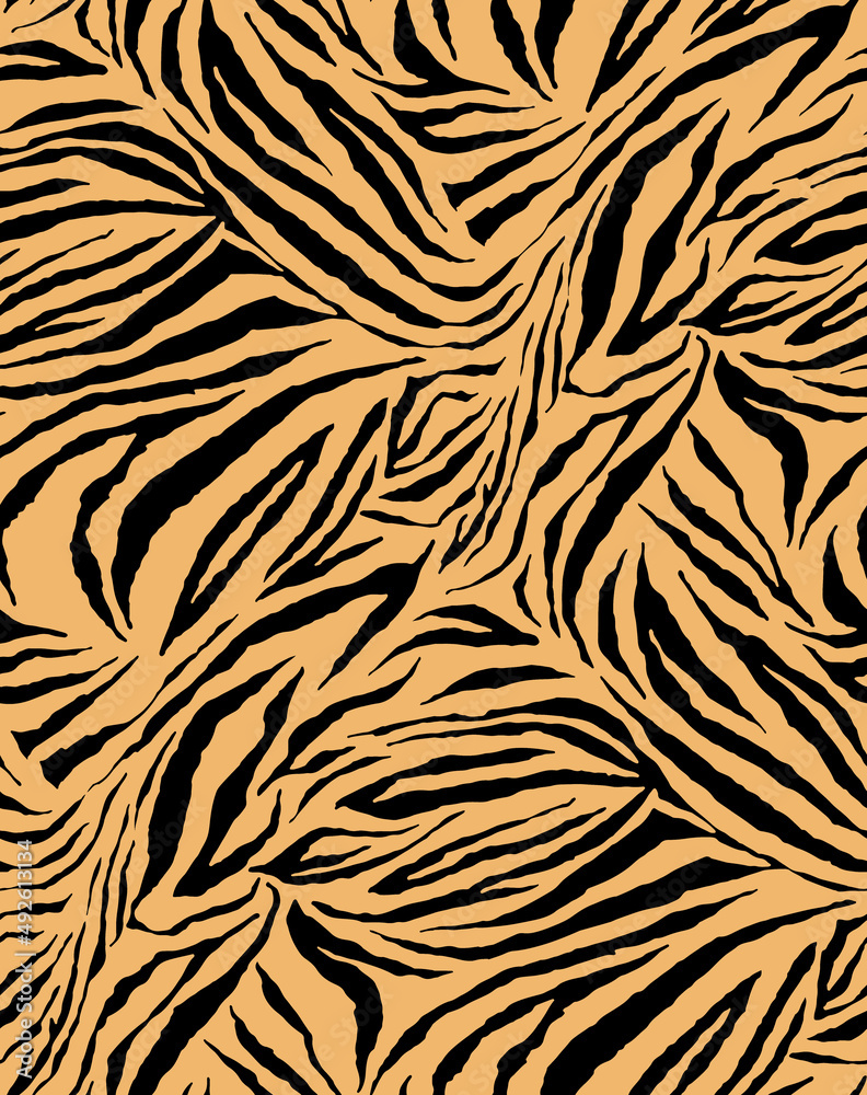 Seamless zebra pattern, animal print. Seamless zebra pattern, animal print.