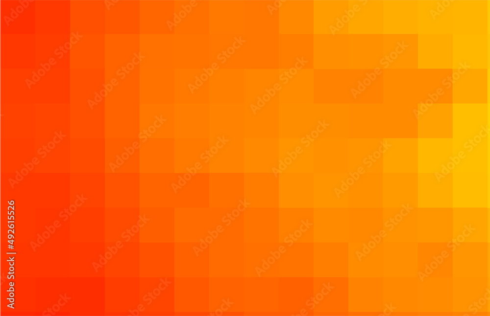 Orange vector background. Texture from orange-yellow squares. The template can be used as a autumn backdrop. A backing for poster, calendar, post, screensaver, wallpaper, postcard, cover, website. Orange vector background. Texture from orange-yellow squares. The template can be used as a autumn backdrop. A backing for poster, calendar, post, screensaver, wallpaper, postcard, cover, website.
