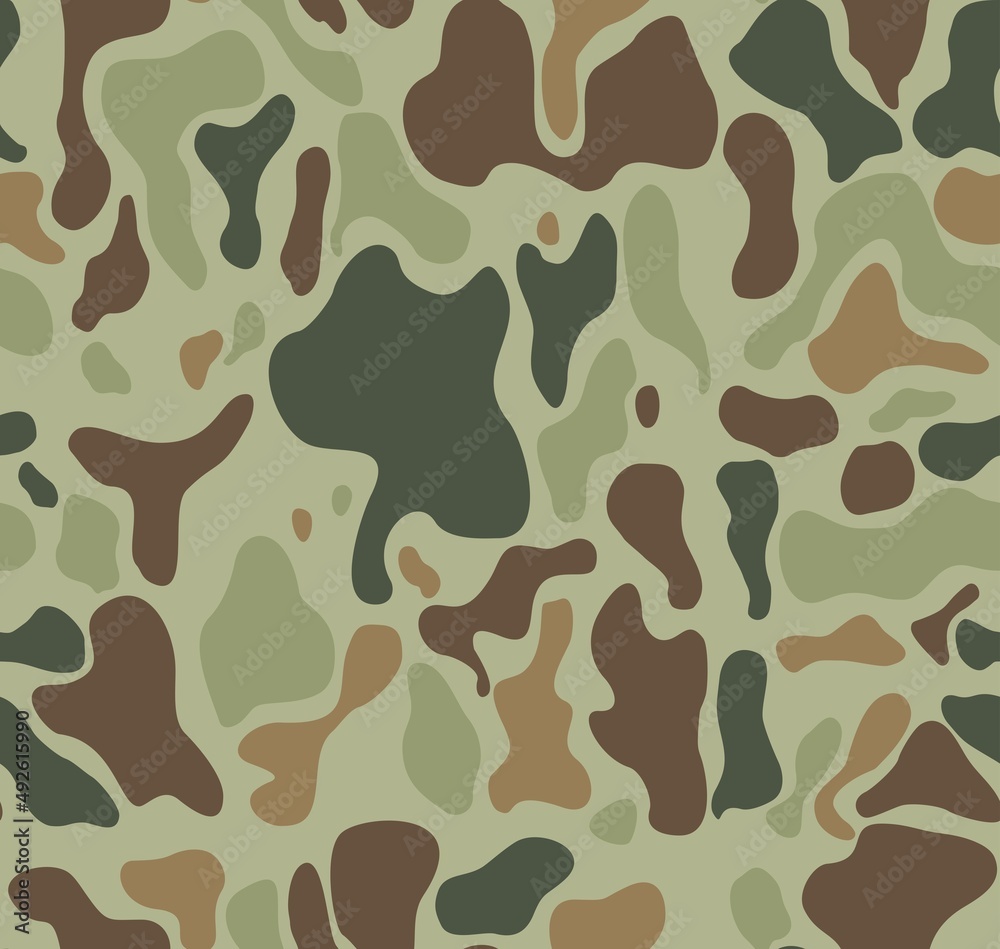 Green camo, vector seamless classic texture, trendy design. print Green camo, vector seamless classic texture, trendy design. print