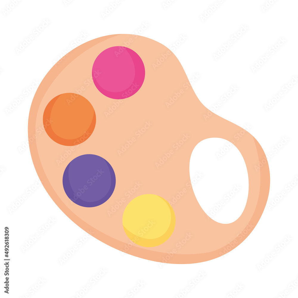 Fototapeta premium paint palette icon