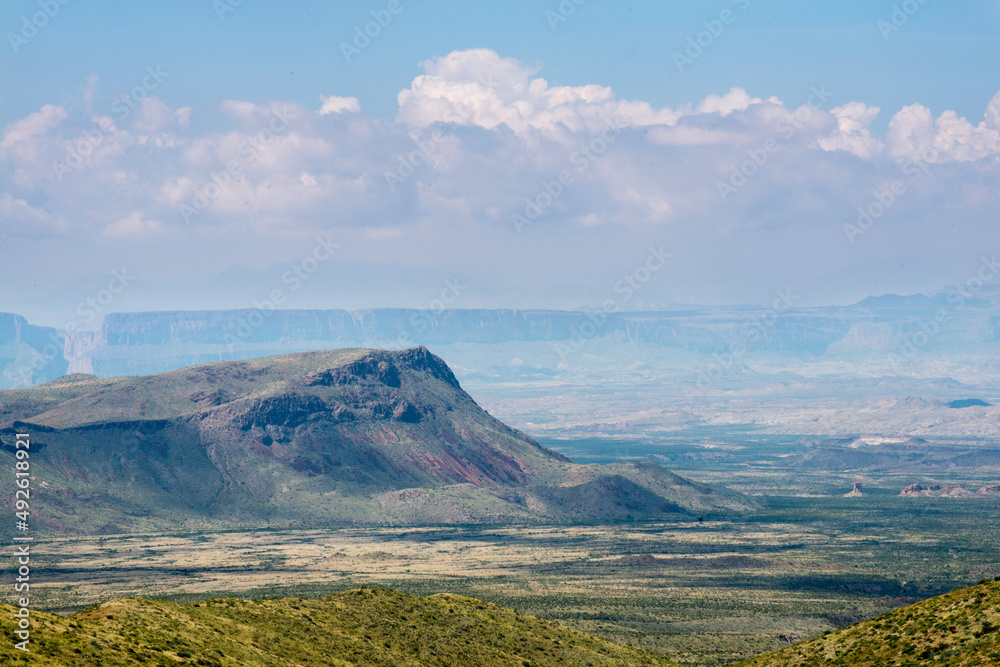 Landscape View In Big Bend National Park Texas