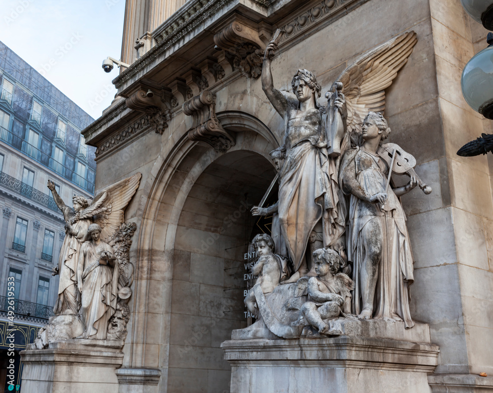 Statues of the Opera Garnier