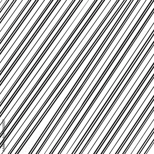 Vector striped abstract pattern of geometric stripes. Black and white print