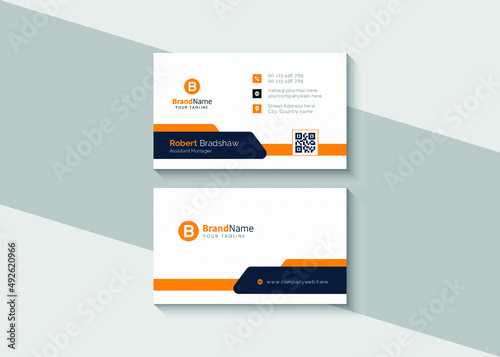 Modern corporate business card template