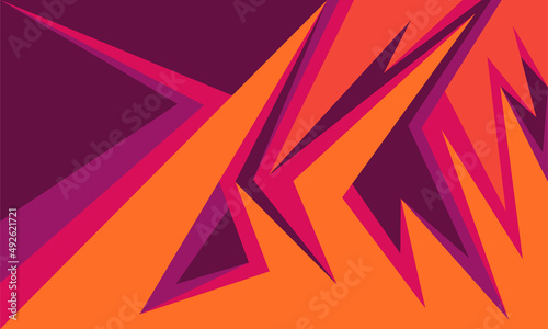 Abstract background with random sharp and zigzag pattern
