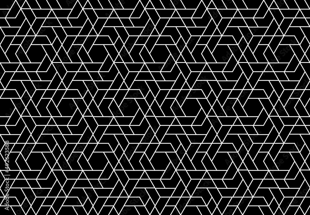 The geometric pattern with lines. Seamless vector background. White and black texture. Graphic modern pattern. Simple lattice graphic design The geometric pattern with lines. Seamless vector background. White and black texture. Graphic modern pattern. Simple lattice graphic design