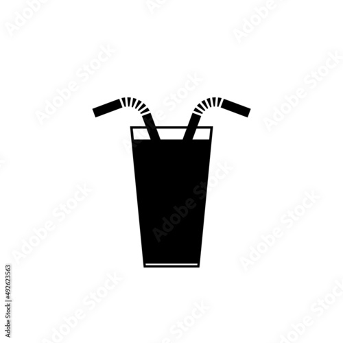 Fresh drink icon isolated on white background