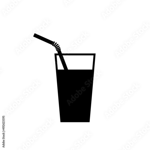 Fresh drink icon isolated on white background