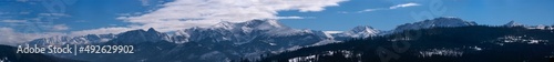 Panorama Tatr Zachodniech - Witów Ski - górna stacja kolejki photo