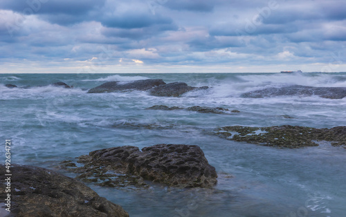 Storm on the coast of the C...