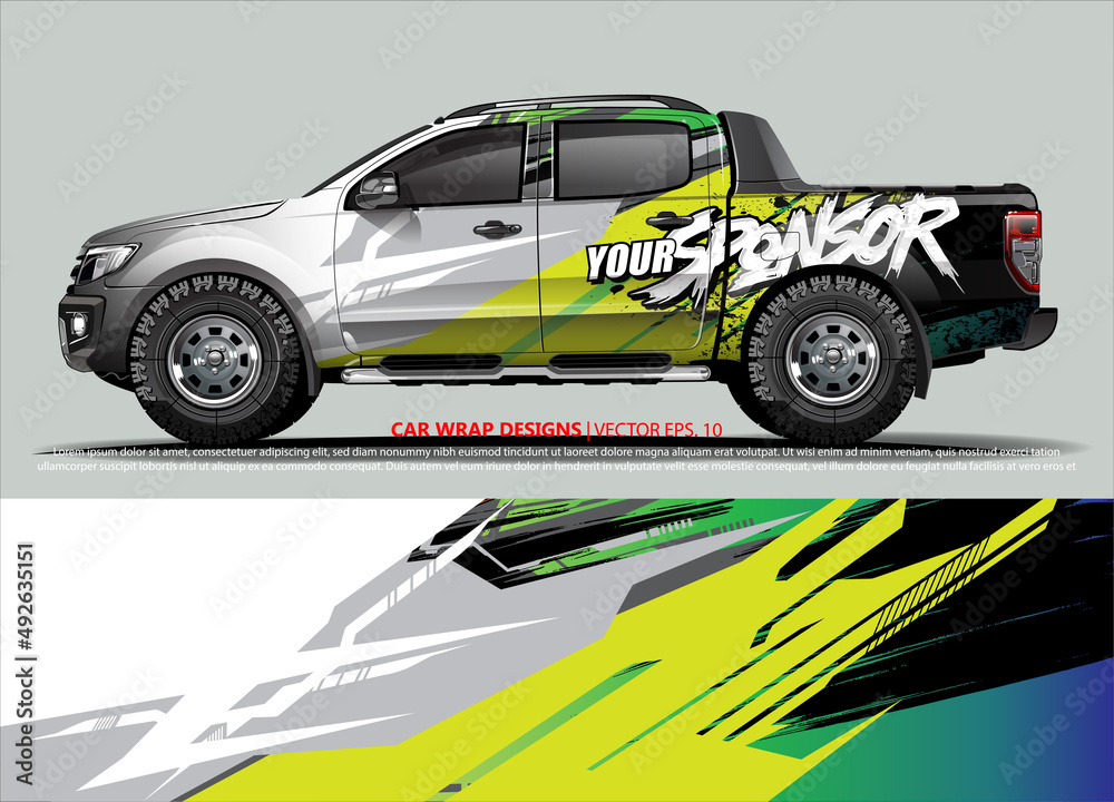 race car Livery for vehicle wrap design vector
race car Livery for vehicle wrap design vector