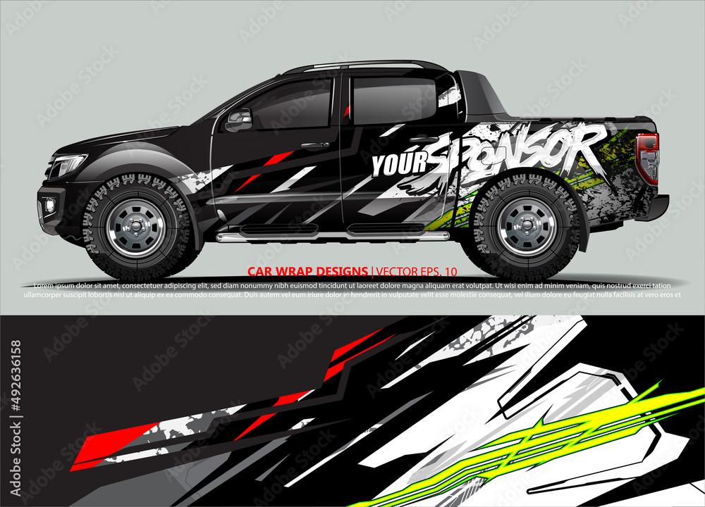 race car Livery for vehicle wrap design vector
race car Livery for vehicle wrap design vector