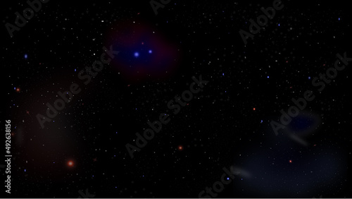 Espacio profundo cielo estrellado fondo 