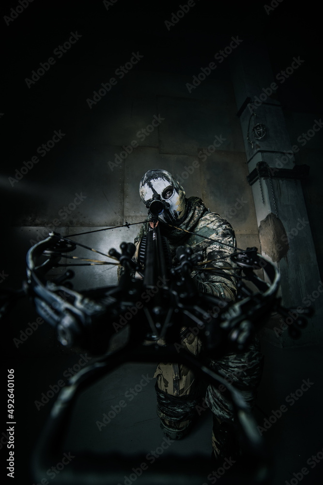 Fighter with a crossbow. Apocalypse