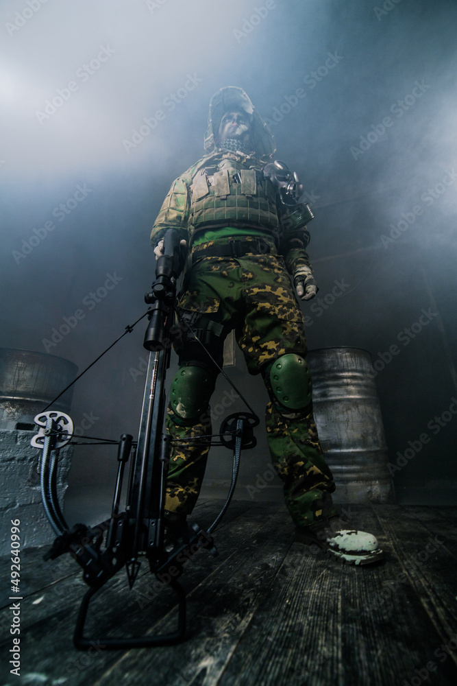 Fighter with a crossbow. Apocalypse