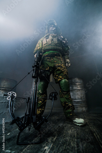 Fighter with a crossbow. Apocalypse