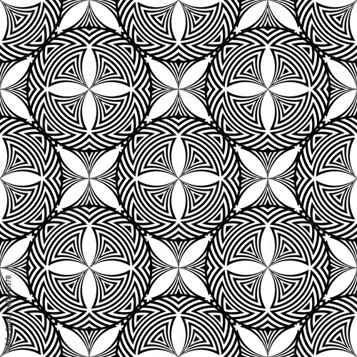 Abstract geometric pattern ...