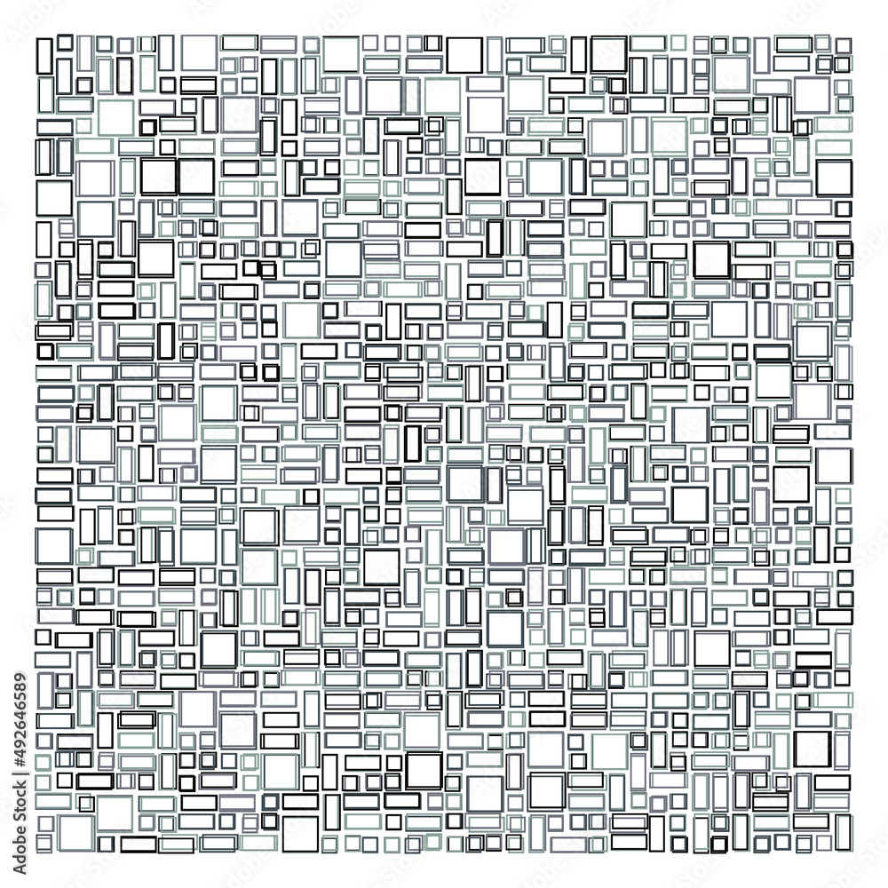 Offset Quads generative art background art illustration
