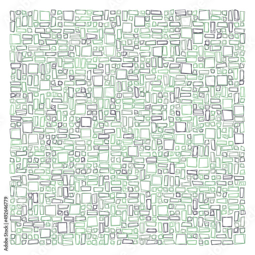 Offset Quads generative art background art illustration