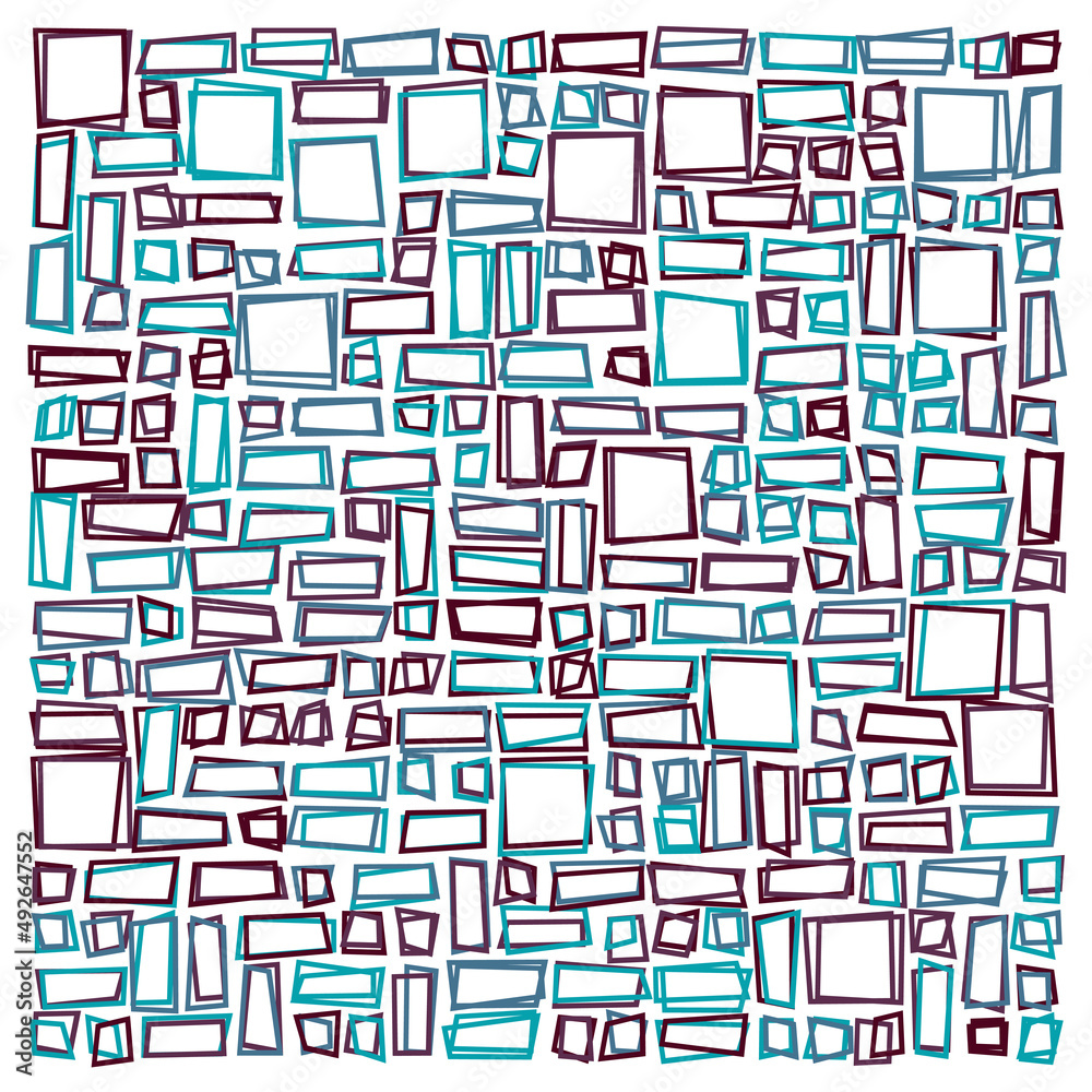 Offset Quads generative art background art illustration Offset Quads generative art background art illustration