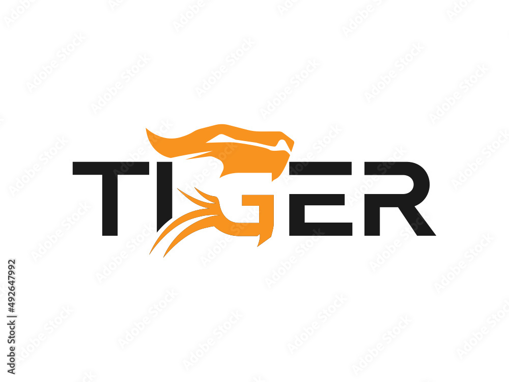 Tiger text logo design. Tiger head. Tiger G letter logo. vector illustration. Illustration Royalty Free ClipArt's. Vectors, And Stock Illustration. premium. professional design. symbol. lettering Tiger text logo design. Tiger head. Tiger G letter logo. vector illustration. Illustration Royalty Free ClipArt's. Vectors, And Stock Illustration. premium. professional design. symbol. lettering