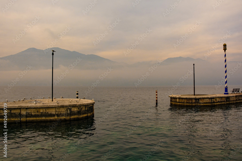 Winter at Lake Garda, seen from Castelletto di Brenzone in Verona Province, Veneto, north east Italy
Winter at Lake Garda, seen from Castelletto di Brenzone in Verona Province, Veneto, north east Italy