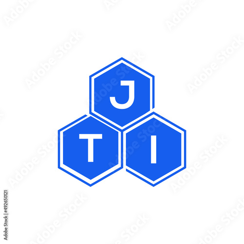 JTI letter logo design on White background. JTI creative initials letter logo concept. JTI letter design. 