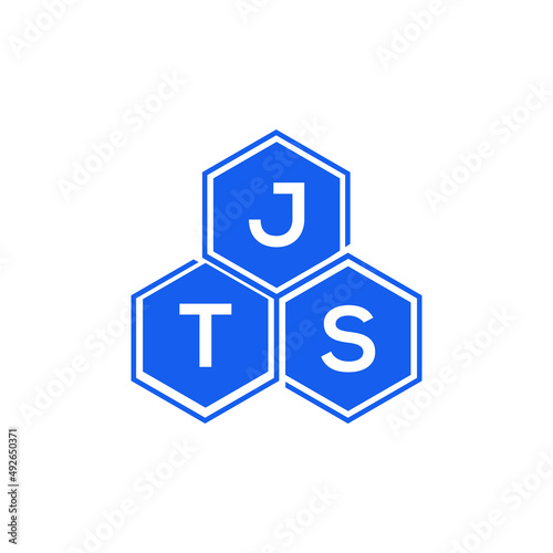 JTS letter logo design on White background. JTS creative initials letter logo concept. JTS letter design. 