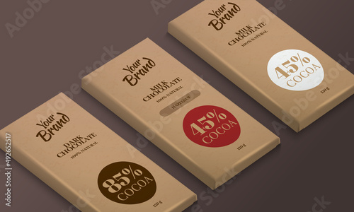 Realistic Chocolate Bar Craft Set