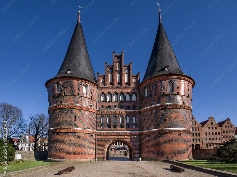 Welterbe Baudenkmal Holstentor Lübeck Welterbe Baudenkmal Holstentor Lübeck