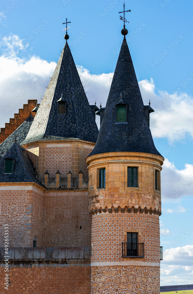 Obraz premium The Alcazar of Segovia, Spain