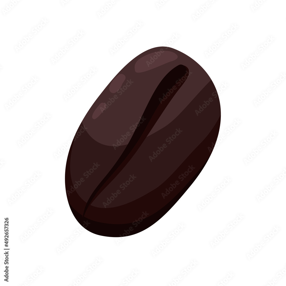 Obraz premium flat coffee bean design