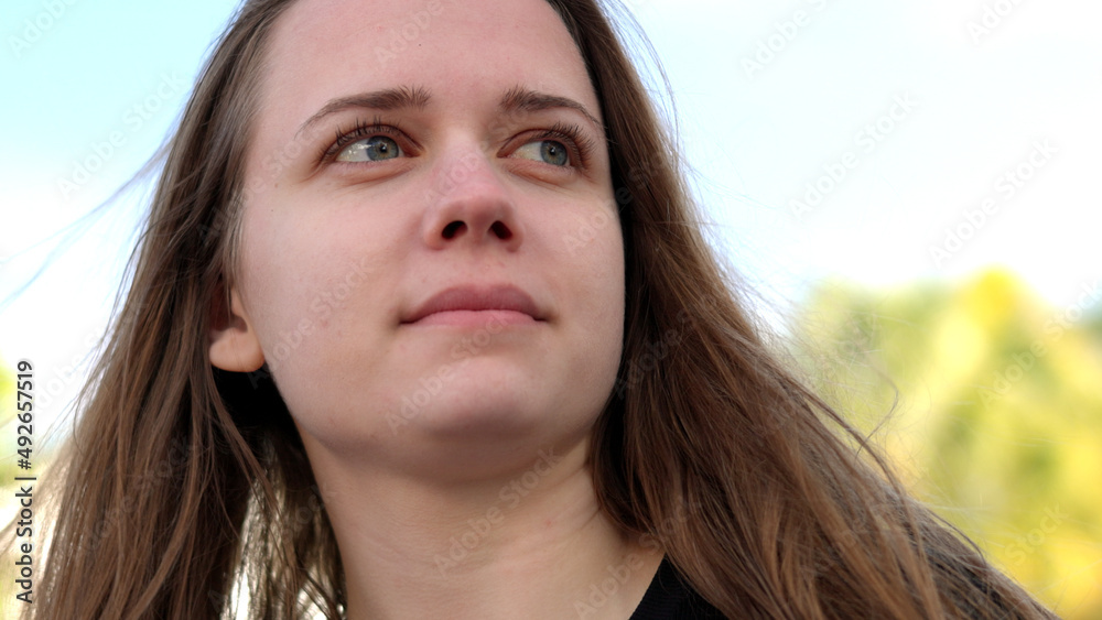Portrait of a young beautiful woman Portrait of a young beautiful woman