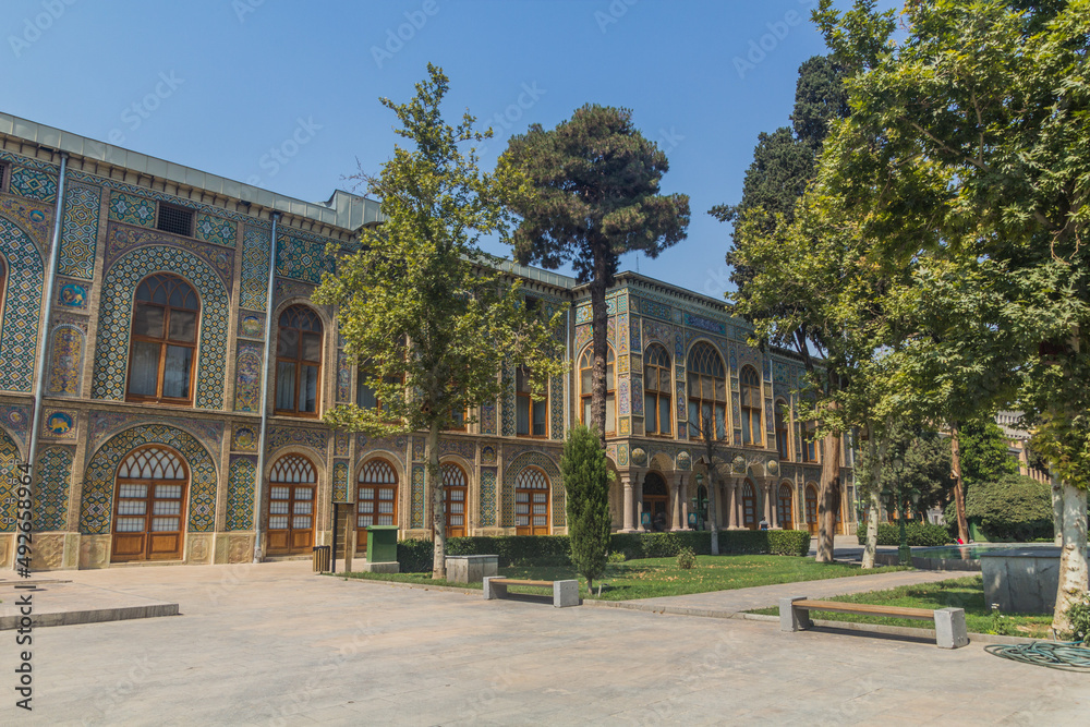 Golestan Palace in Tehran, capital of Iran.