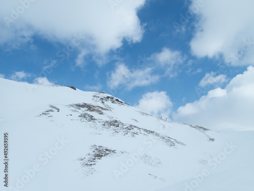 winter landscape in raurisertal in austrian alps