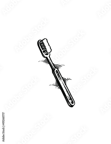 toothbrush illustration